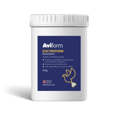 Electroform Electrolytes for Racing Pigeons